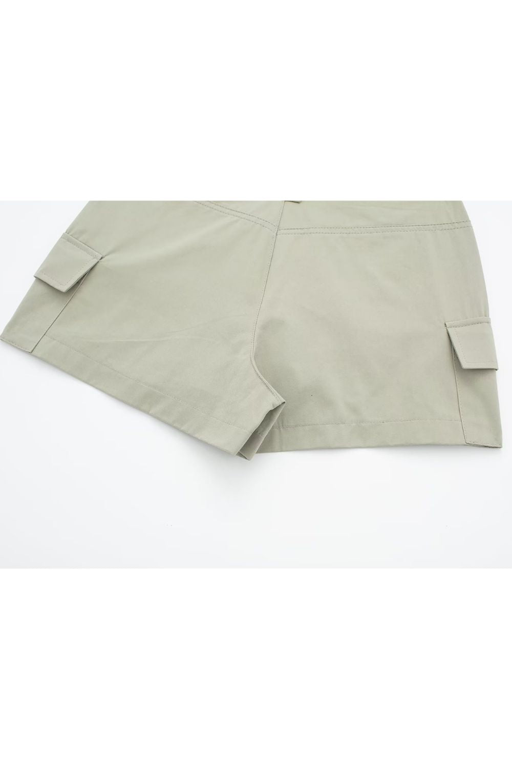 ‘Diana’ Pockets Mid-Rise Skirt-Pants