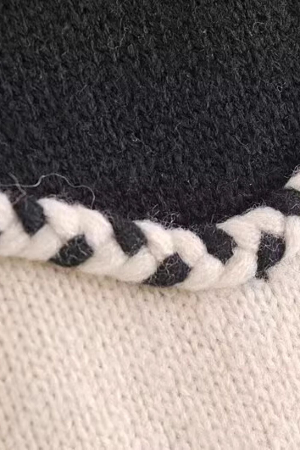 'Patricia' V-Neck Animal Print Knitted Coat