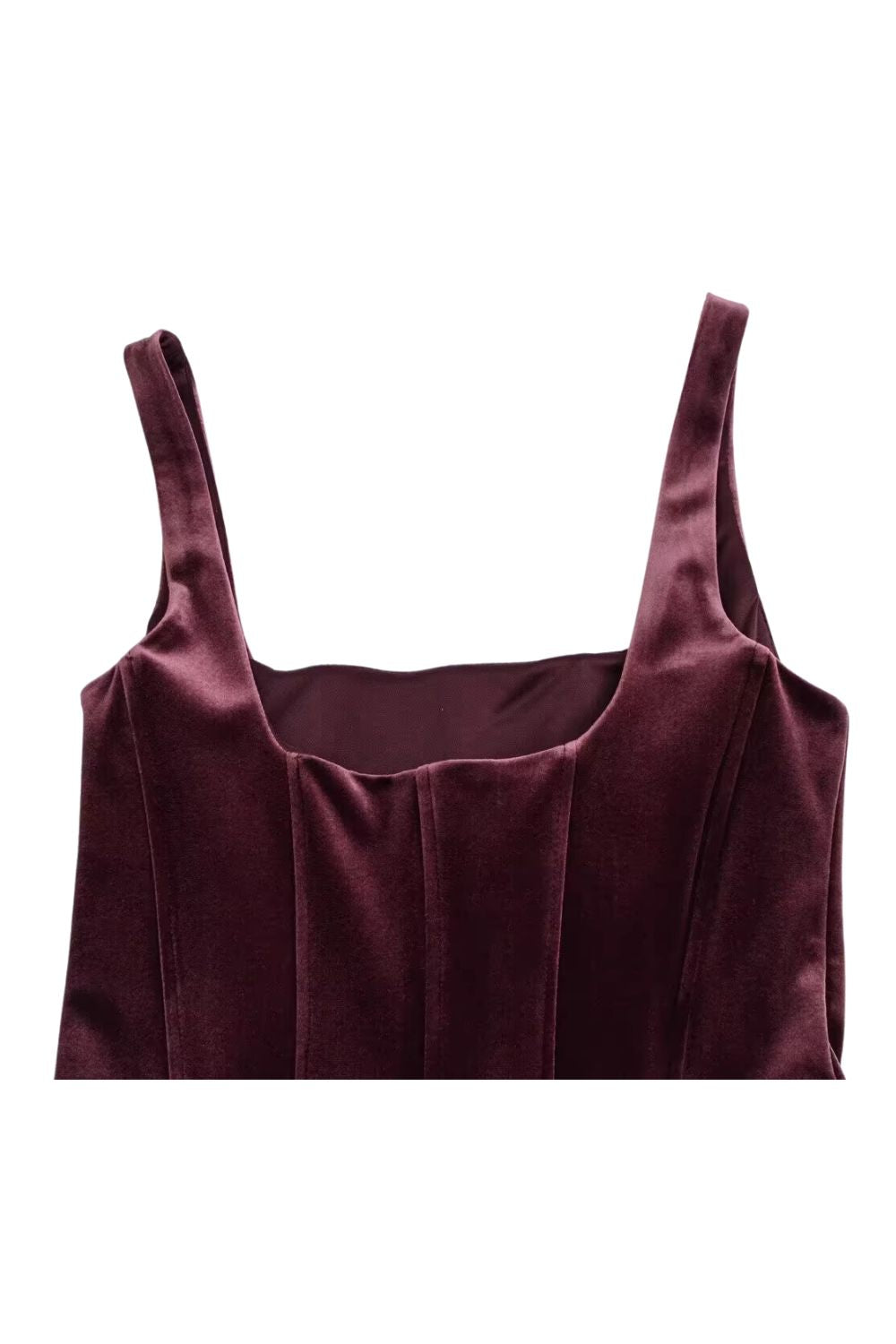 'Daisy' Velvet Corset-Style Bodycon Dress