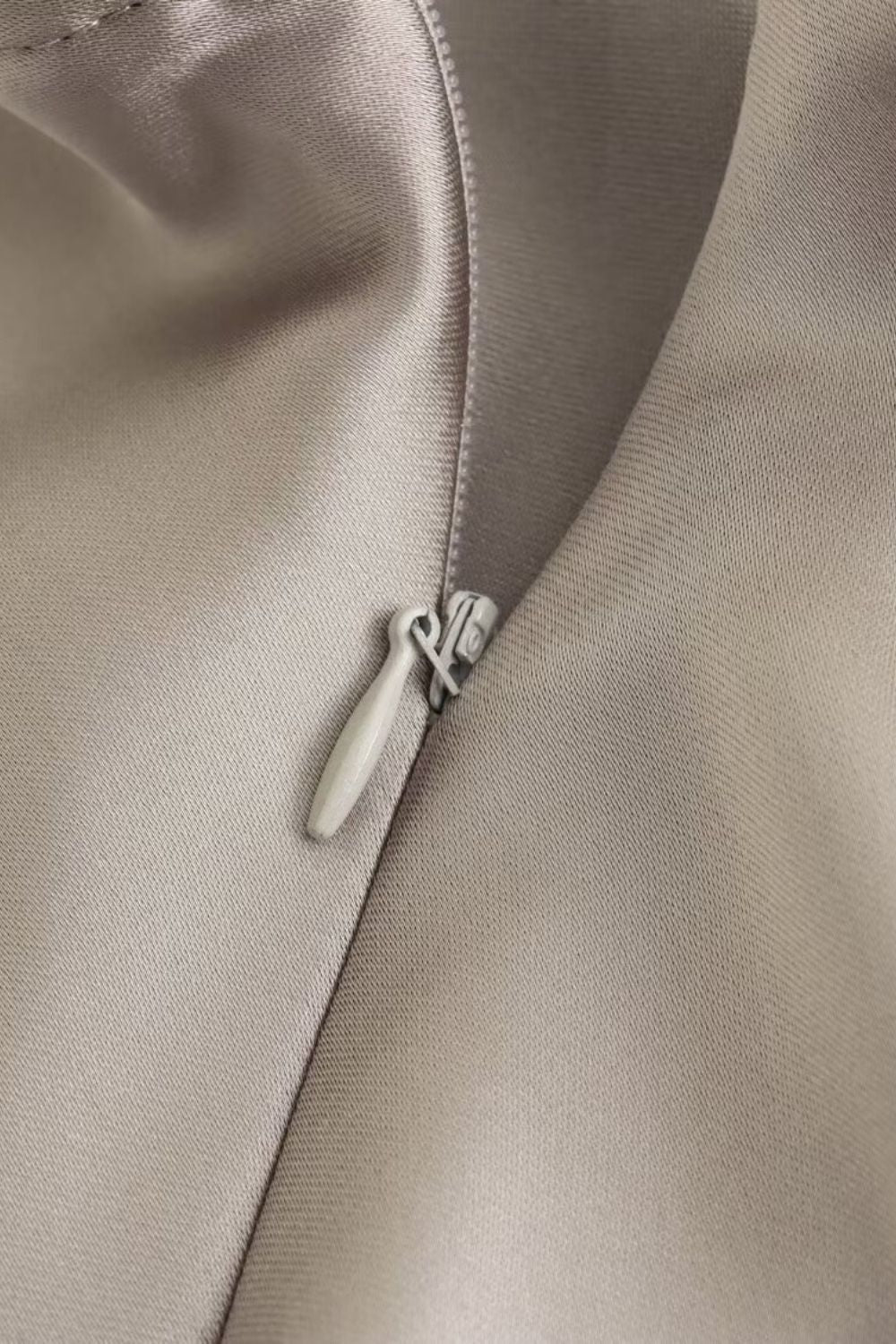 'Stella' Satin Texture Lingerie-Style Mini Dress