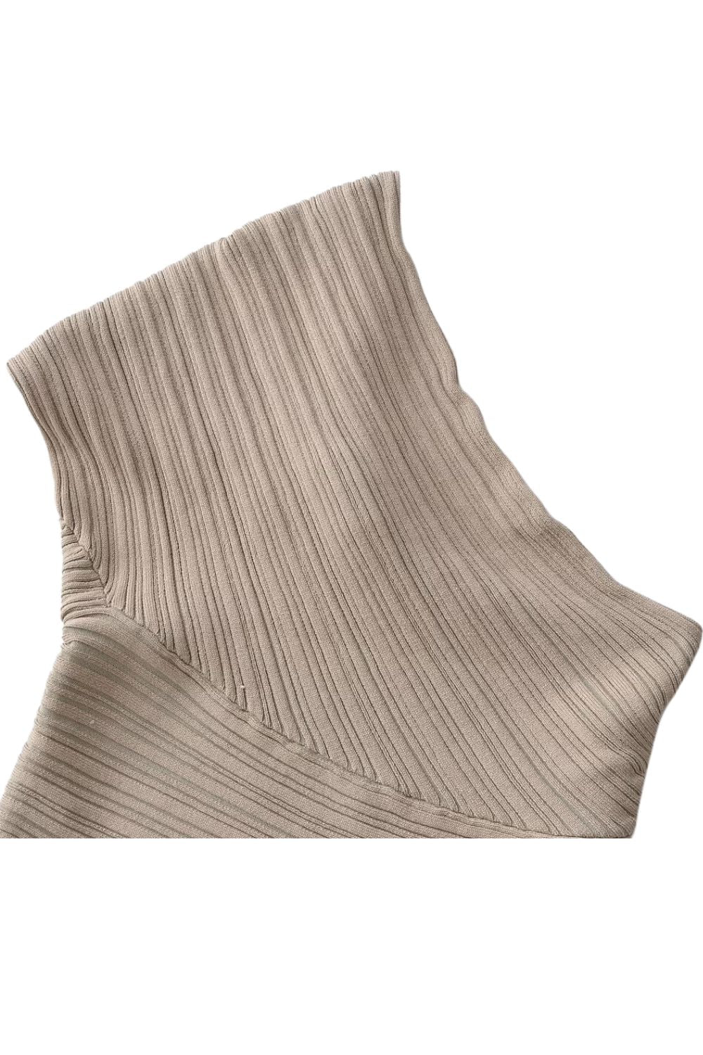 ‘Polina’ Ribbed One-Shoulder Asymmetrical Top