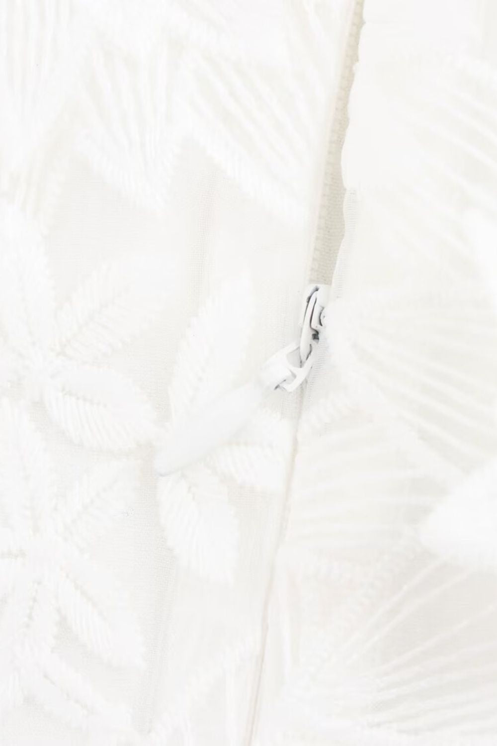 'Eliza' Slim Embroidered Short Dress