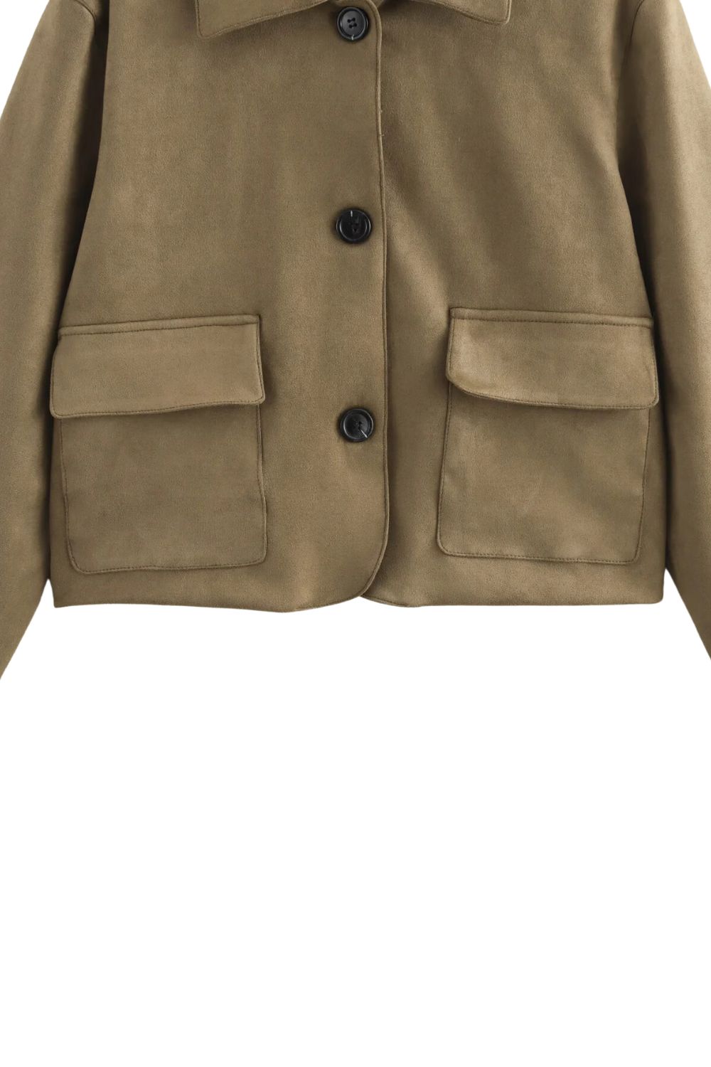 'Edith' Stylish Suede Jacket