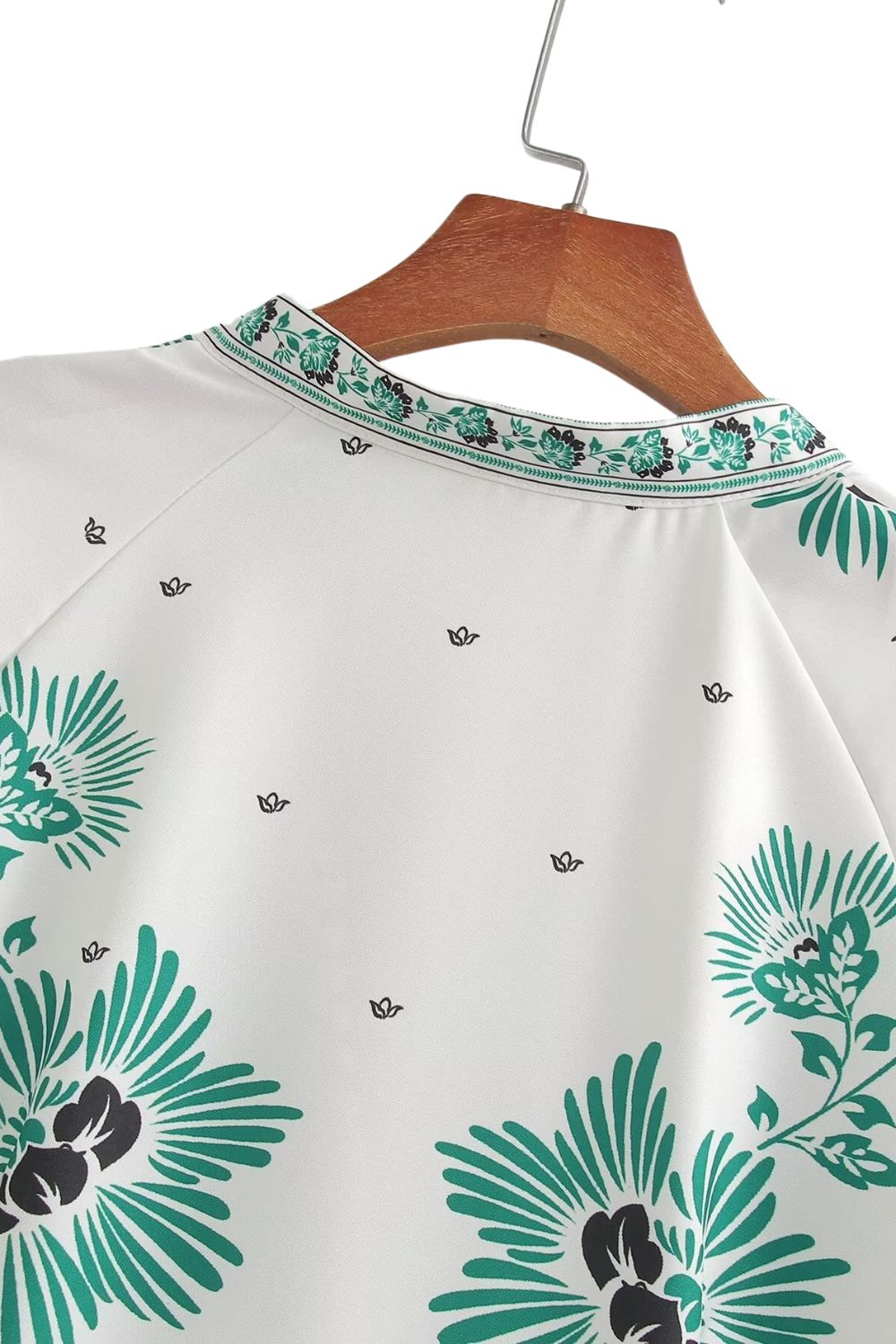 'Hannah' Simple Positioning Print Long Sleeve Floral Dress