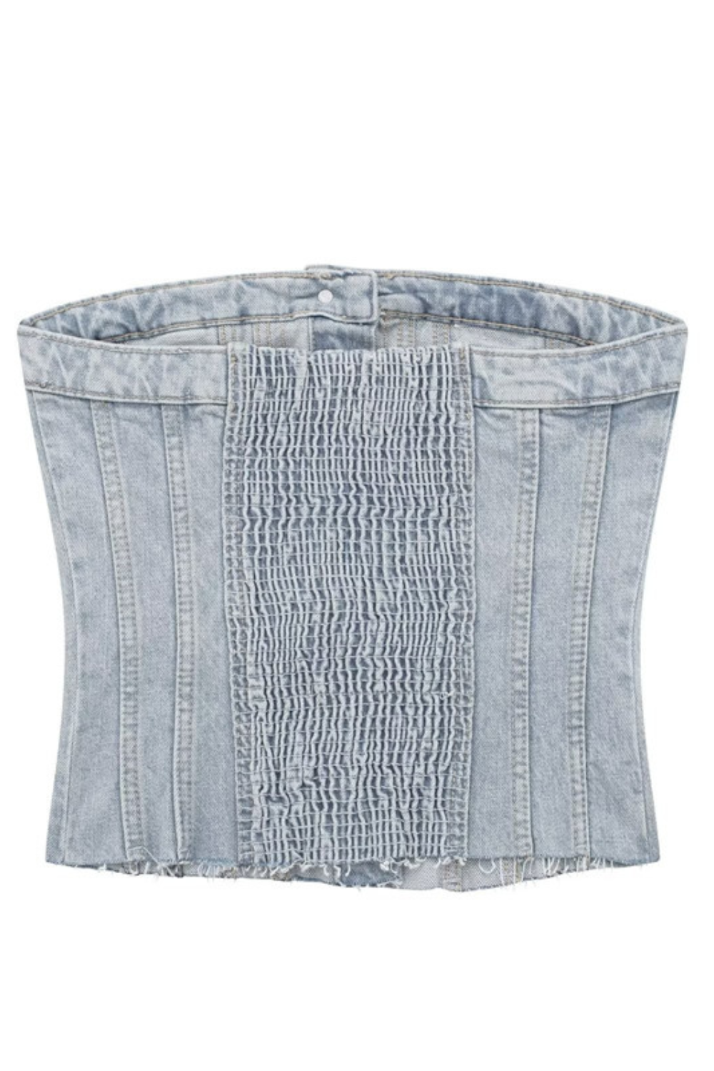 'Edwina' Sleeveless Denim Top