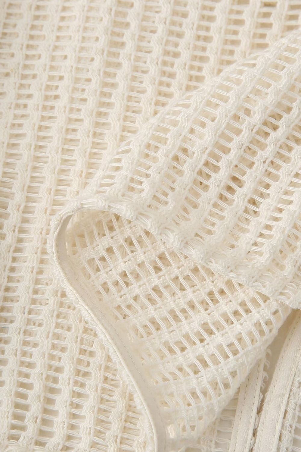 'Alyona' Lace-Up Cutout Knit Cardigan (2 color)