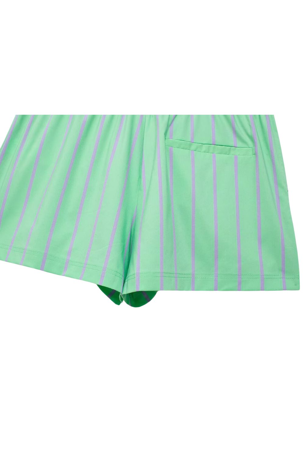 'Keira' Stripe Crepe Shirt & Shorts Set (Sold Separately)