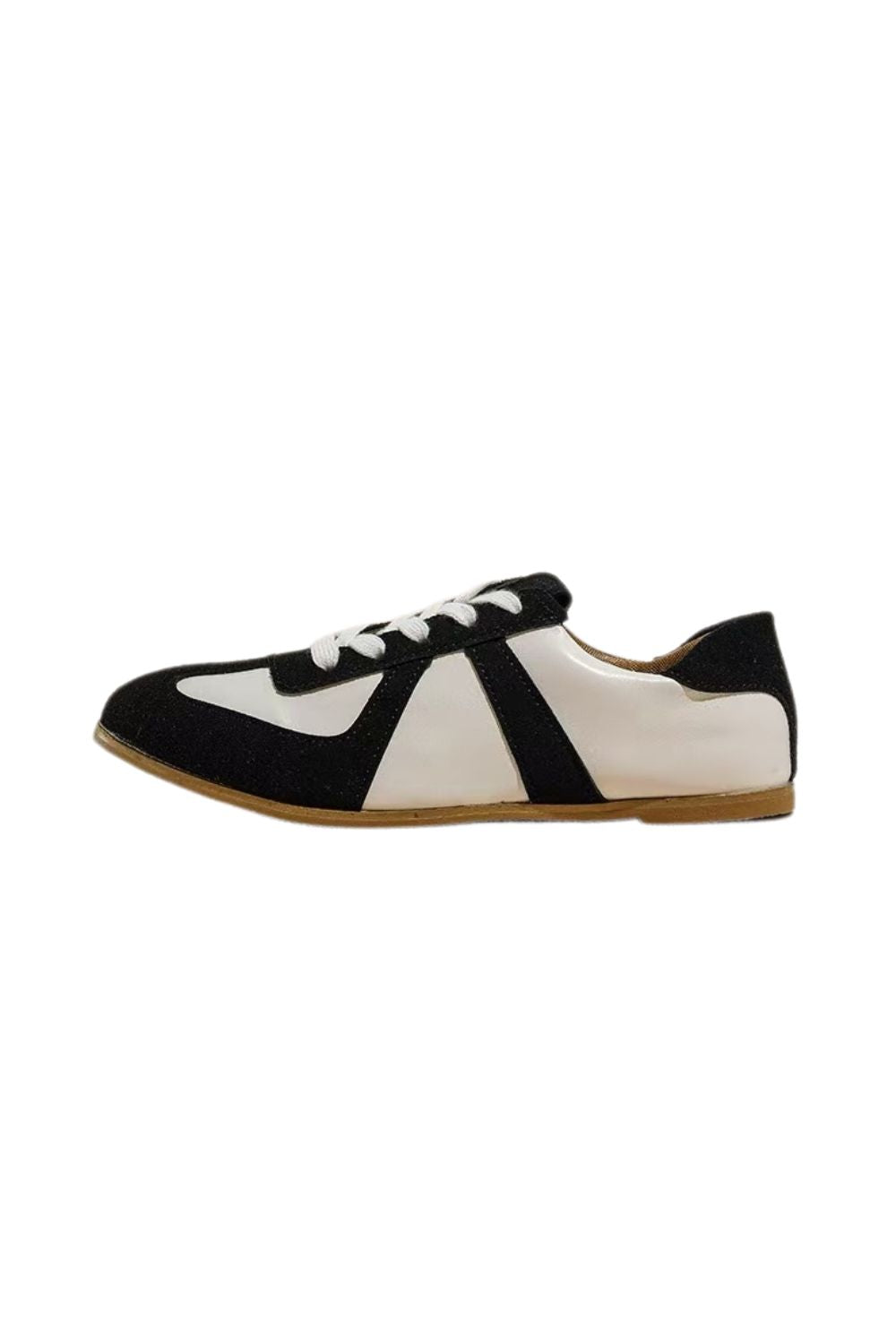 'Gillian' Retro Color-blocked GAT Flats (3 Color)