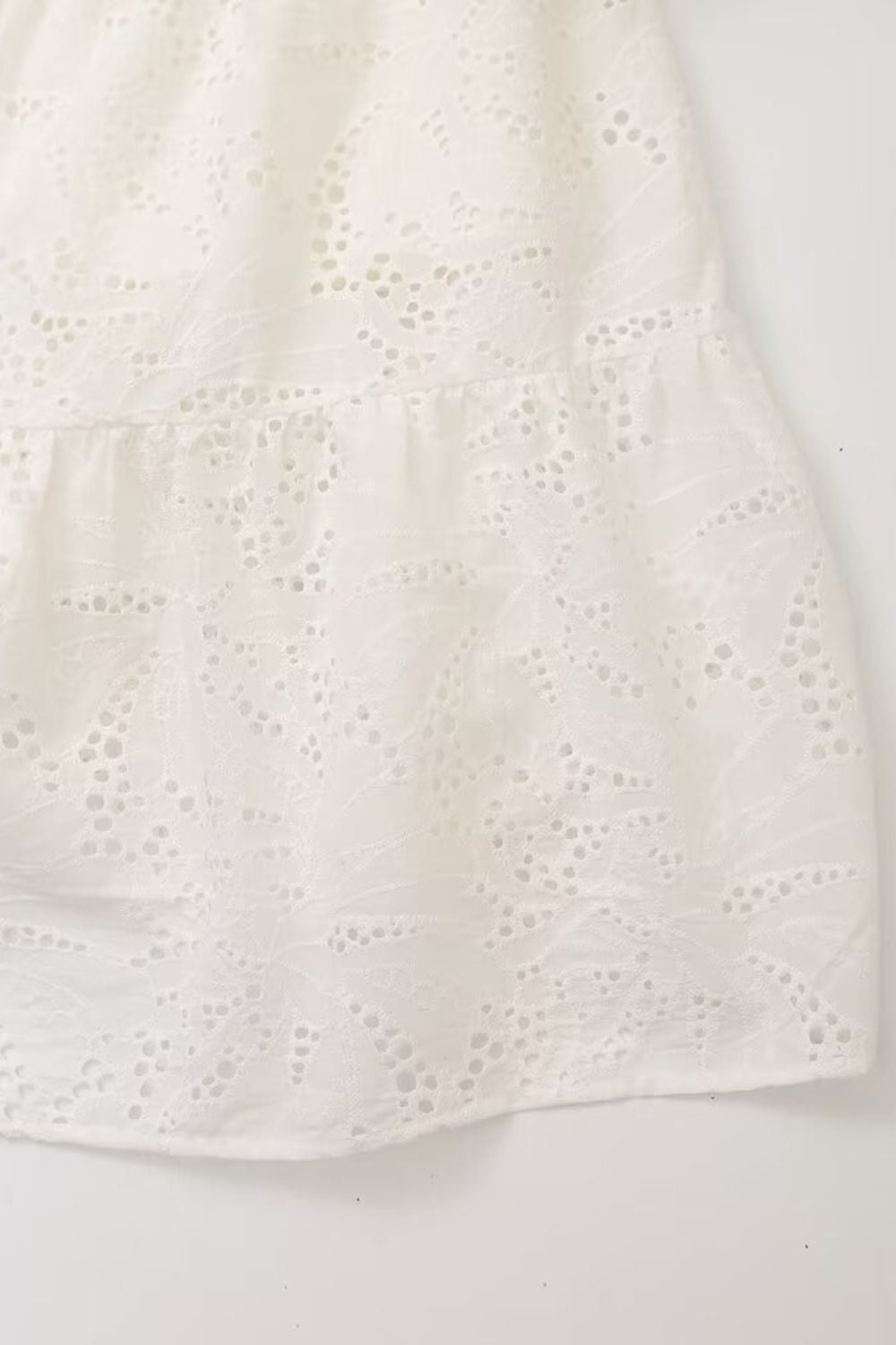 'Freya' Hollow Embroidered Midi Dress