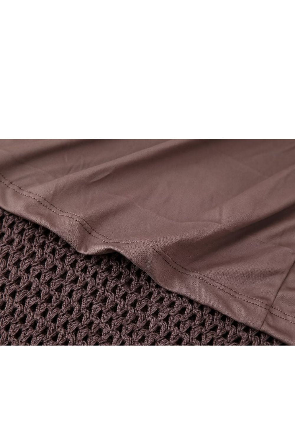 ‘Marina’ Open-Work Knitwear & Skirt Set(Sold Separately)