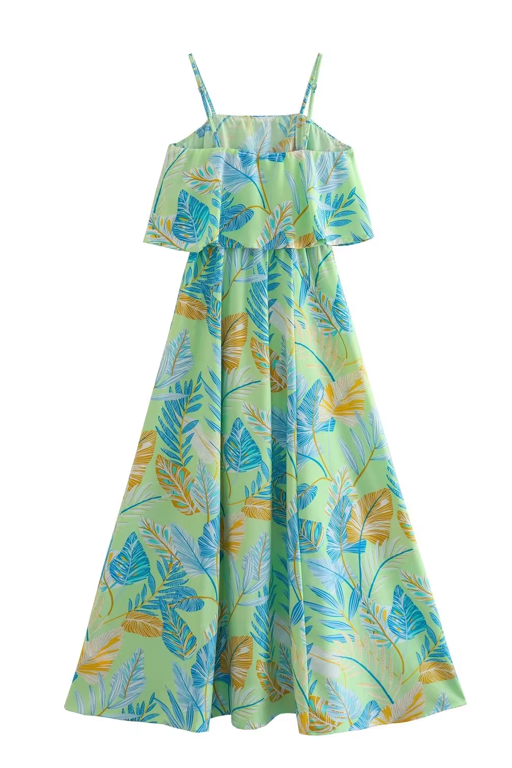 'Willow' Sleeveless Printed Beach Dress