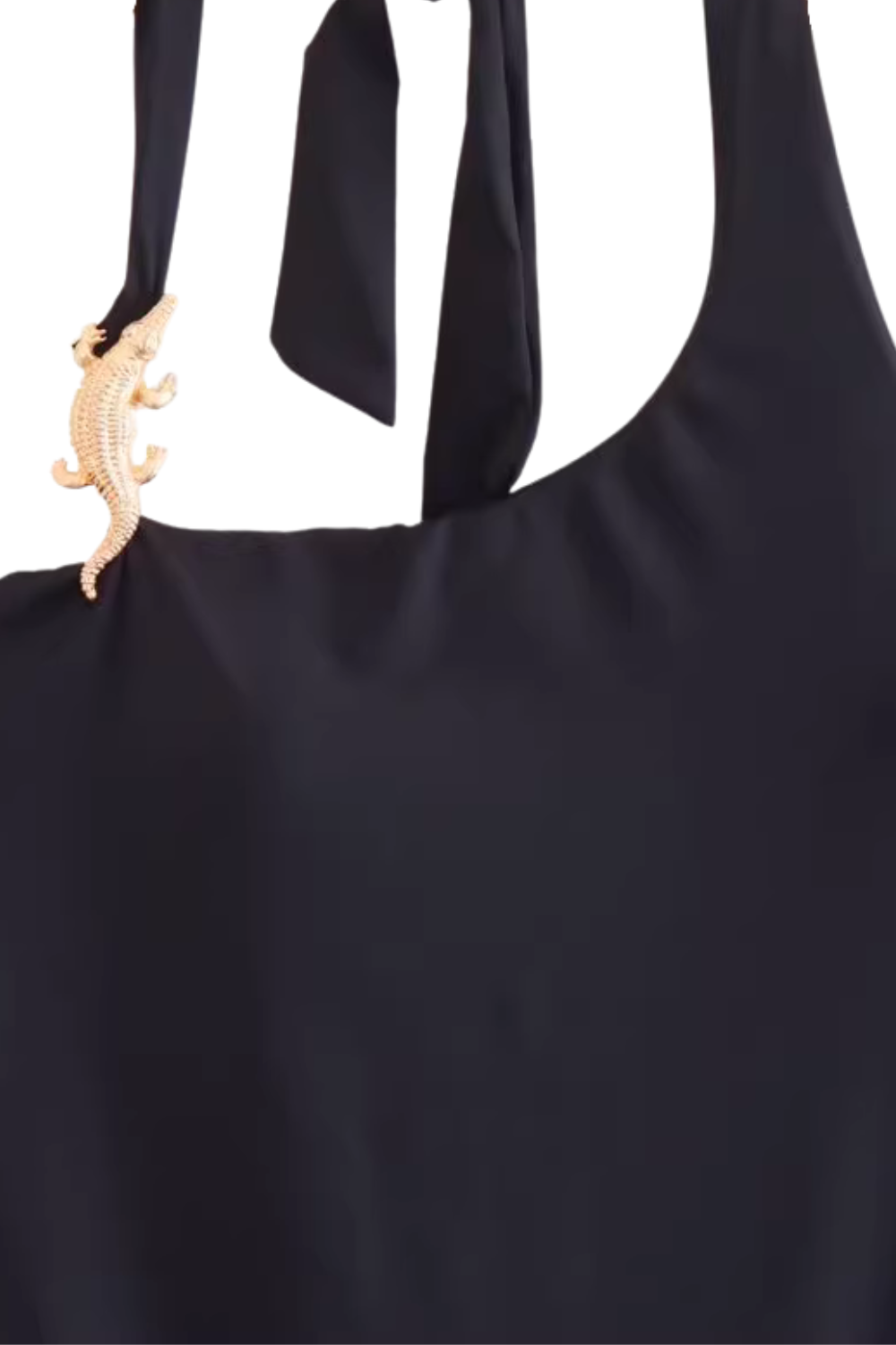 'Dolores' Embellished Halter-Neck Swimsuit