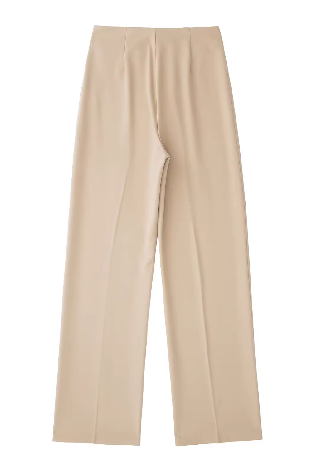 'Riley' High-Waist Embellished Straight Trousers