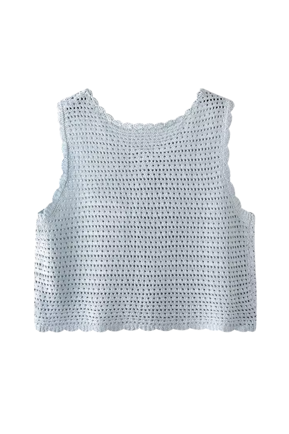 'Michaela' Round-Neck Knitted Sleeveless Cardigan (2 Colors)