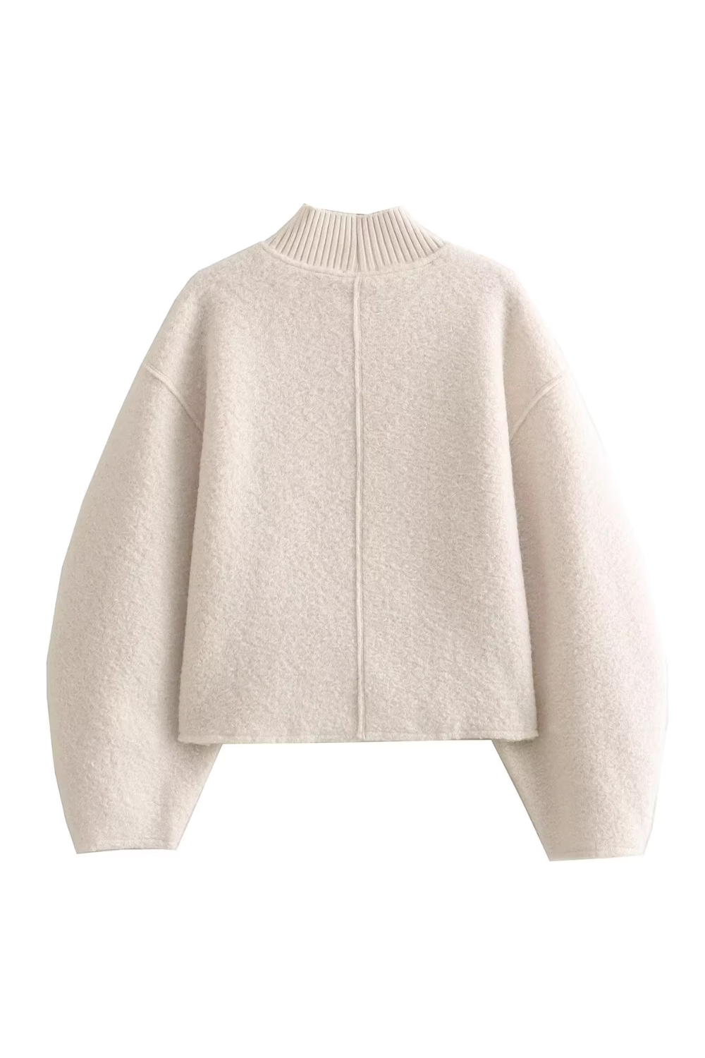 'Gloria' Knitted Boucle Sweatshirt (4 Colors)