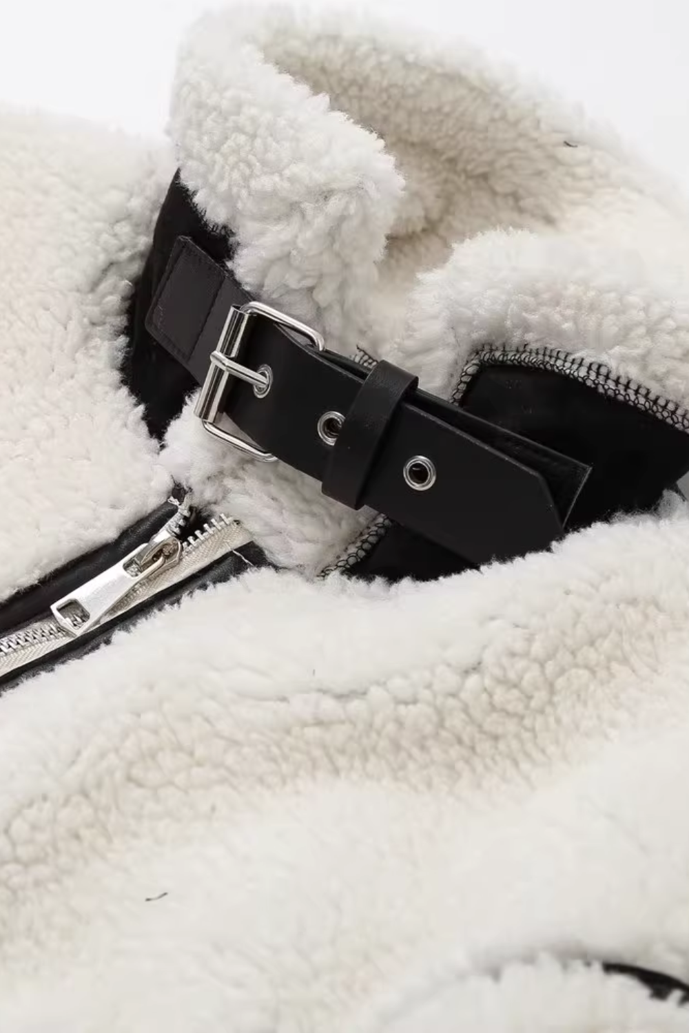 'Kate' Plush Biker Jacket