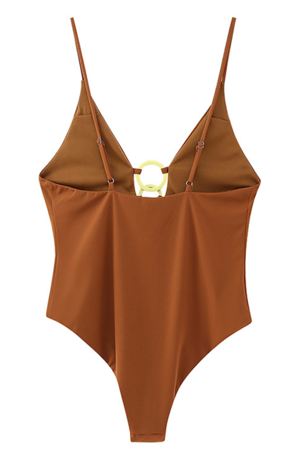'Kelly' V-Neck Open Back Swimsuit