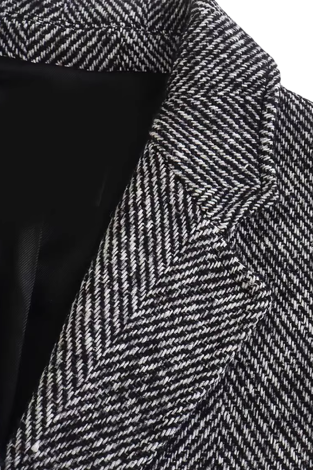 'Amelia' Tweed Knitted Coat