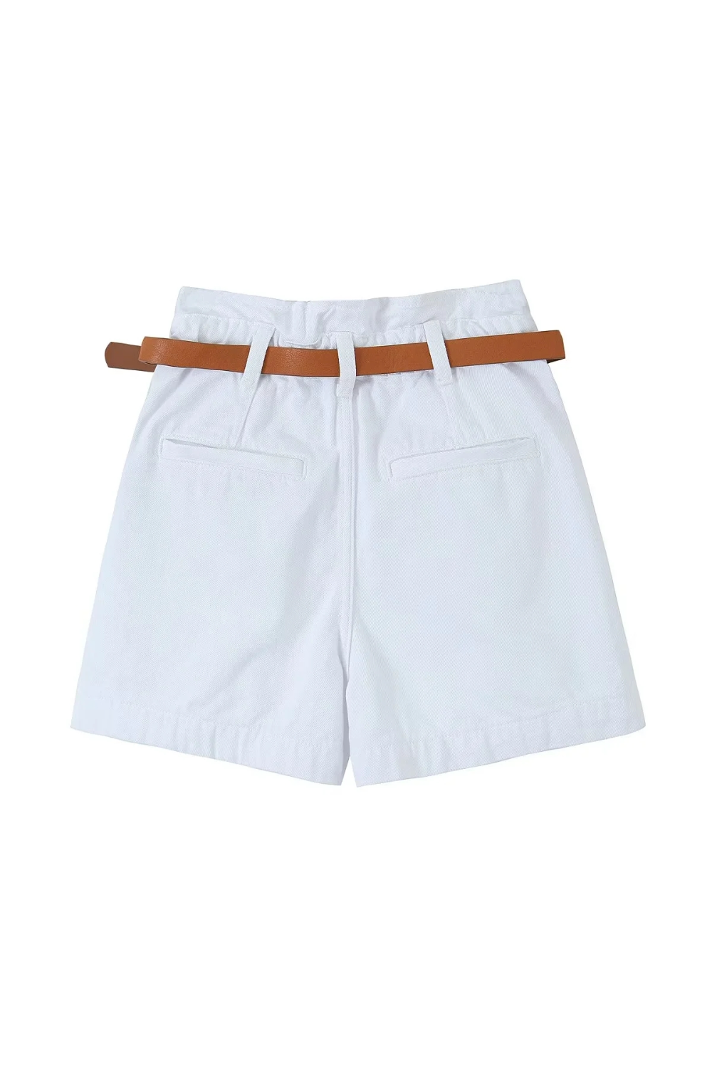 'Bonnie' High Waist Shorts With Belth