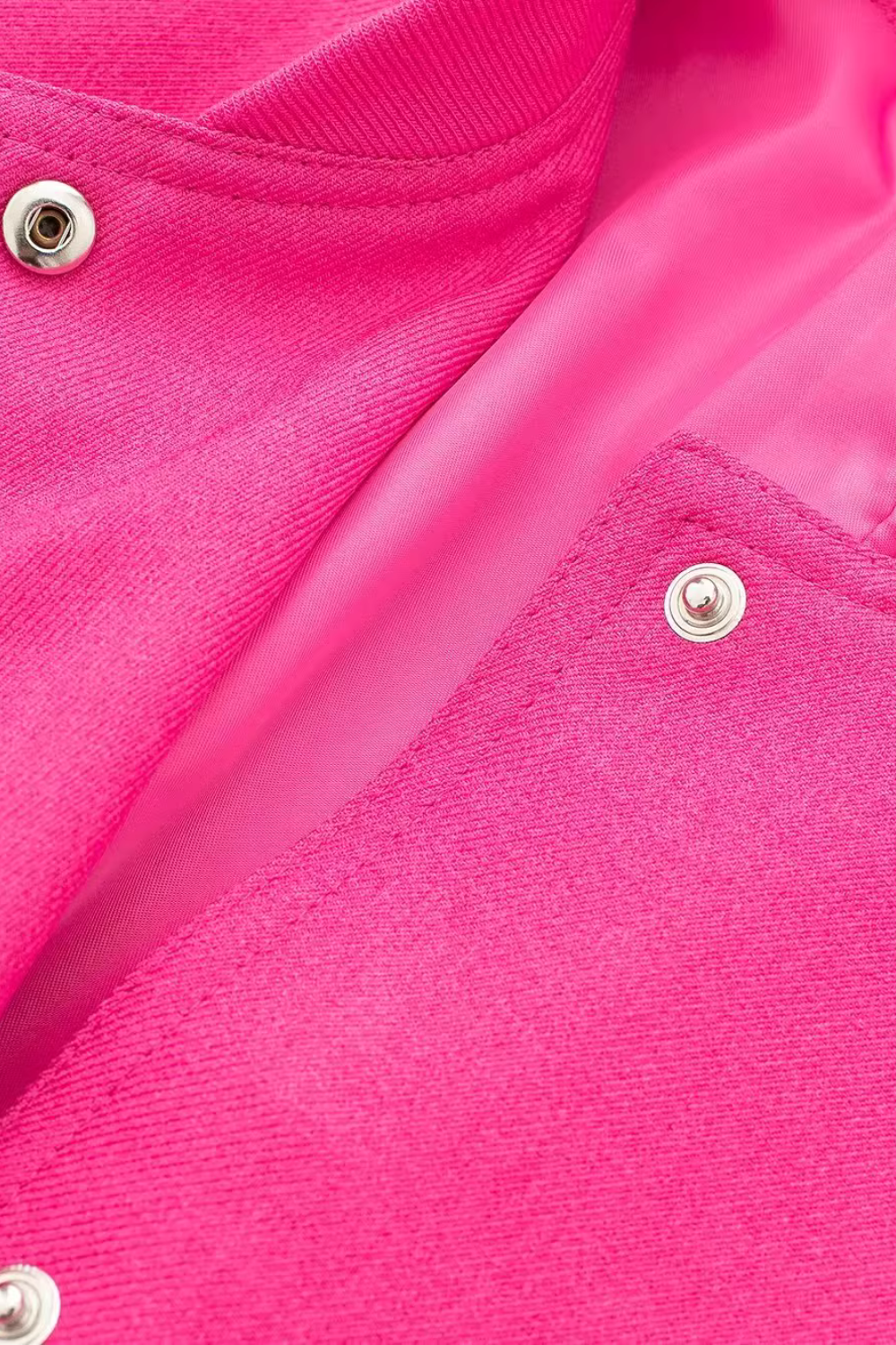 'Claudia' Long Sleeve Button Bomber Jacket (2 Colors)