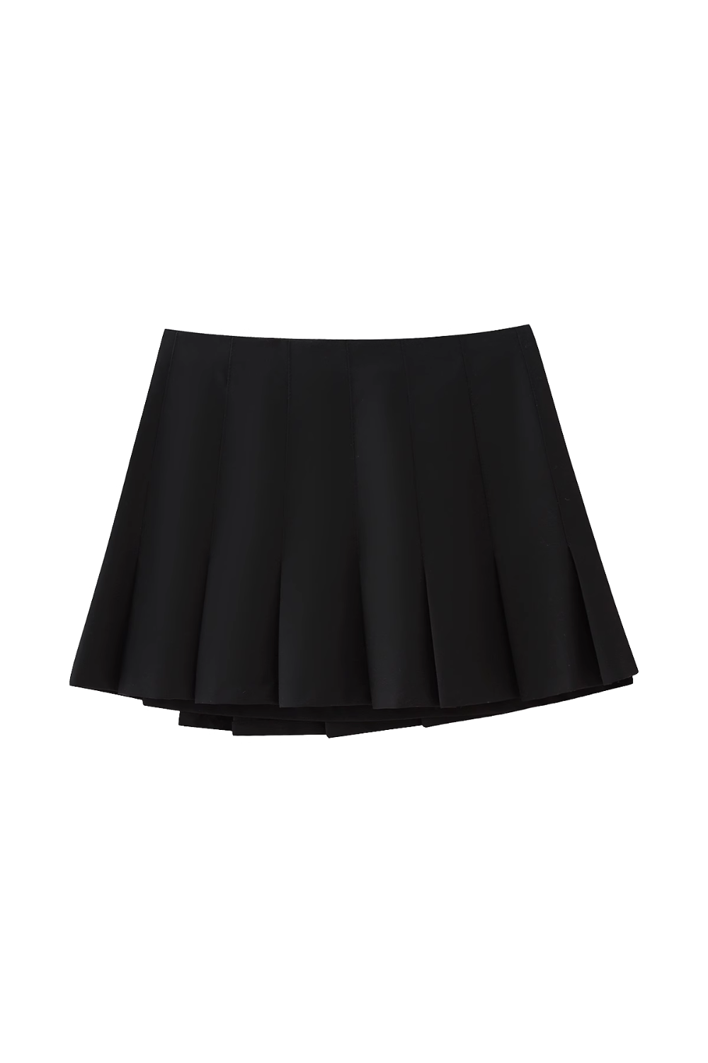 'Tara' High-waist Pleated Mini Skirt