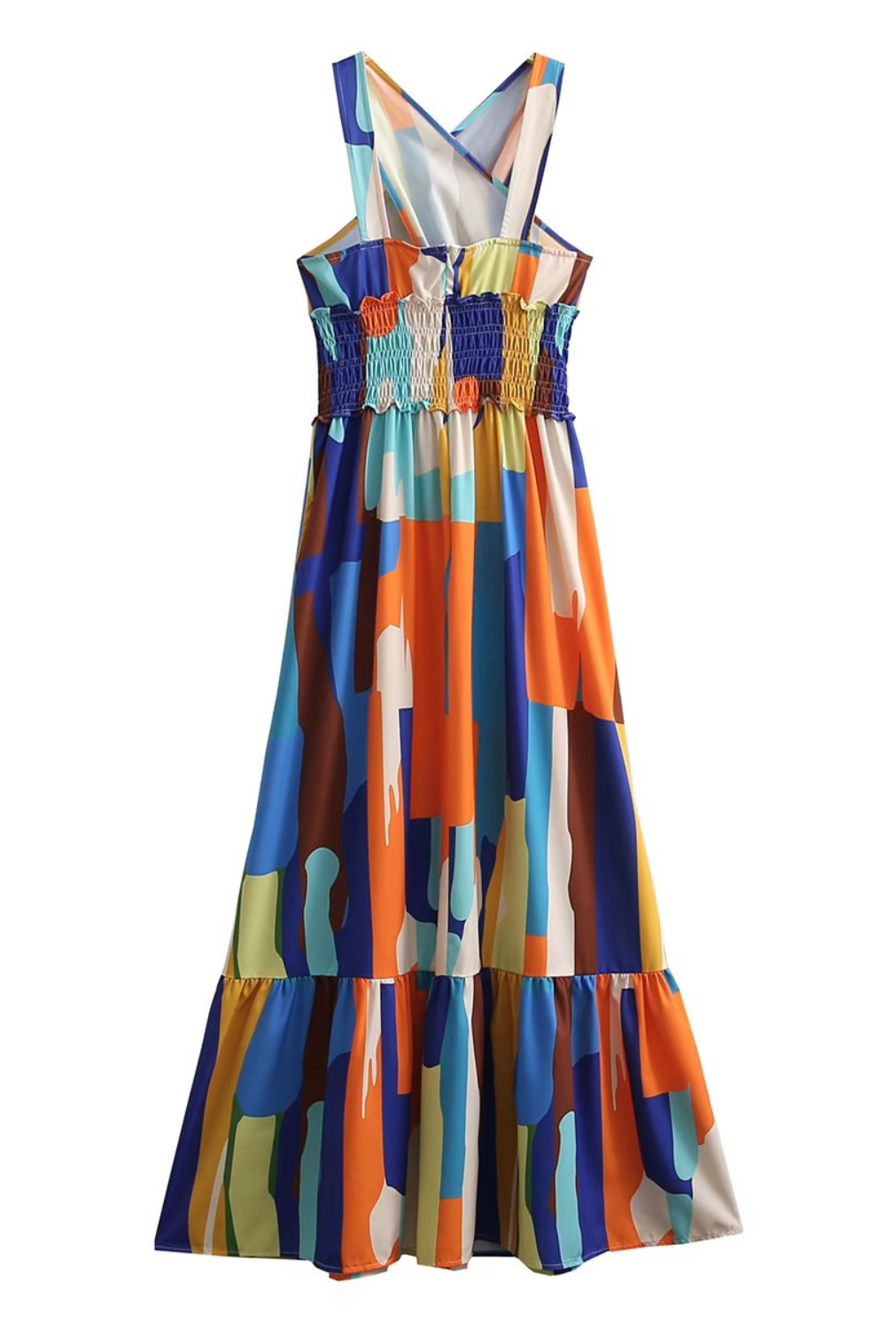 'Sabrina' Sleeveless Smocked Tiered Dress