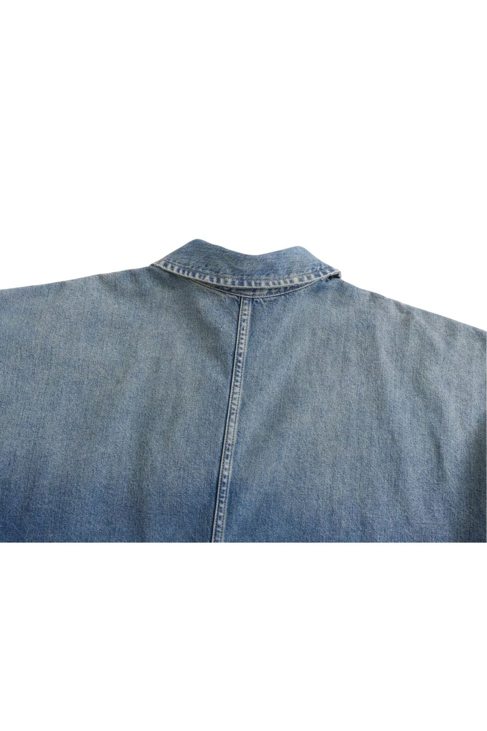 'Hazel' Loose-fitting Denim Shirt Dress