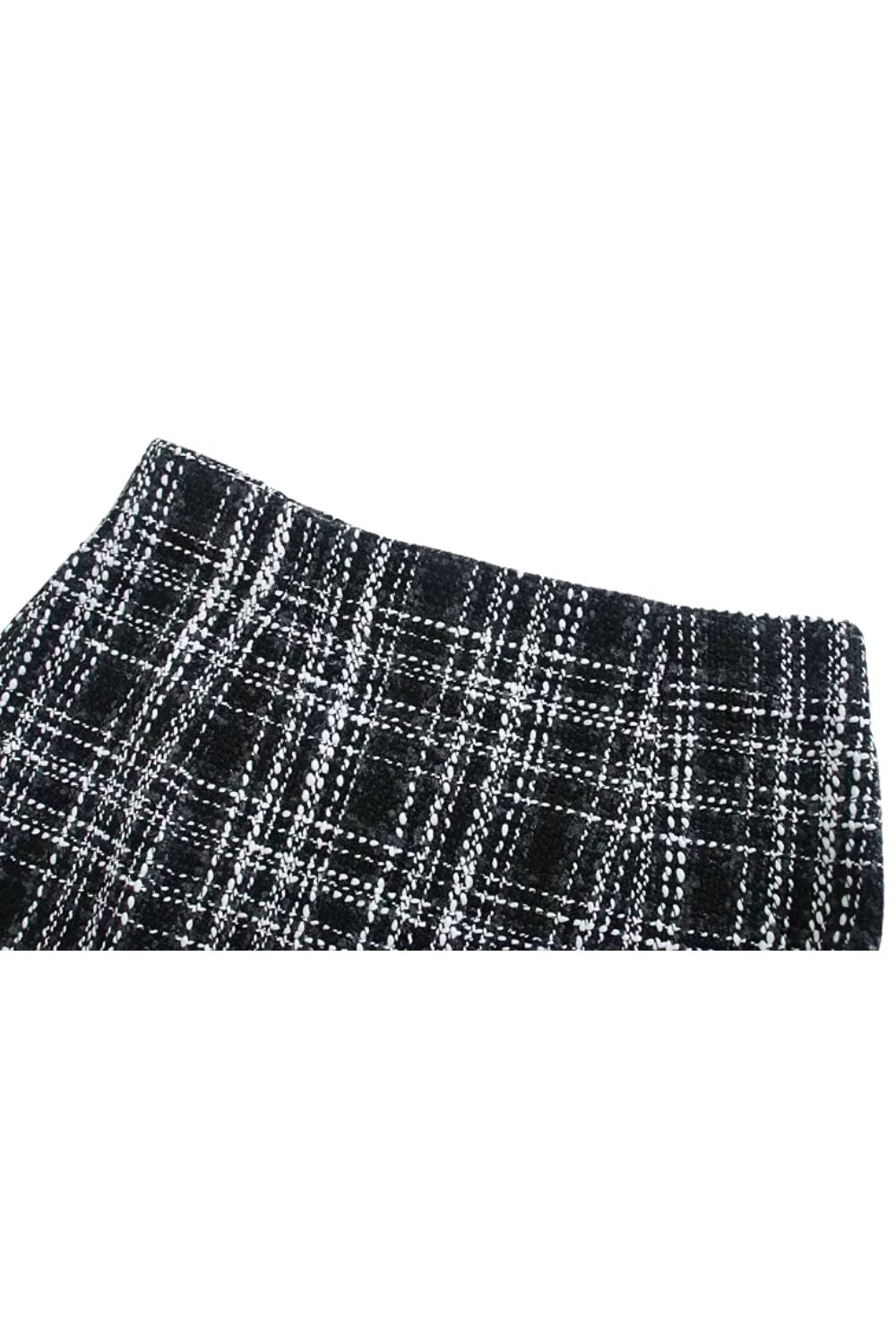 ' Lara' A-Line Plaid Skirt