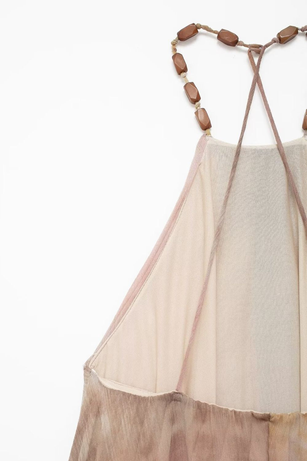 ‘Millie'Tie-Dye Halter Neck Pleated Dress