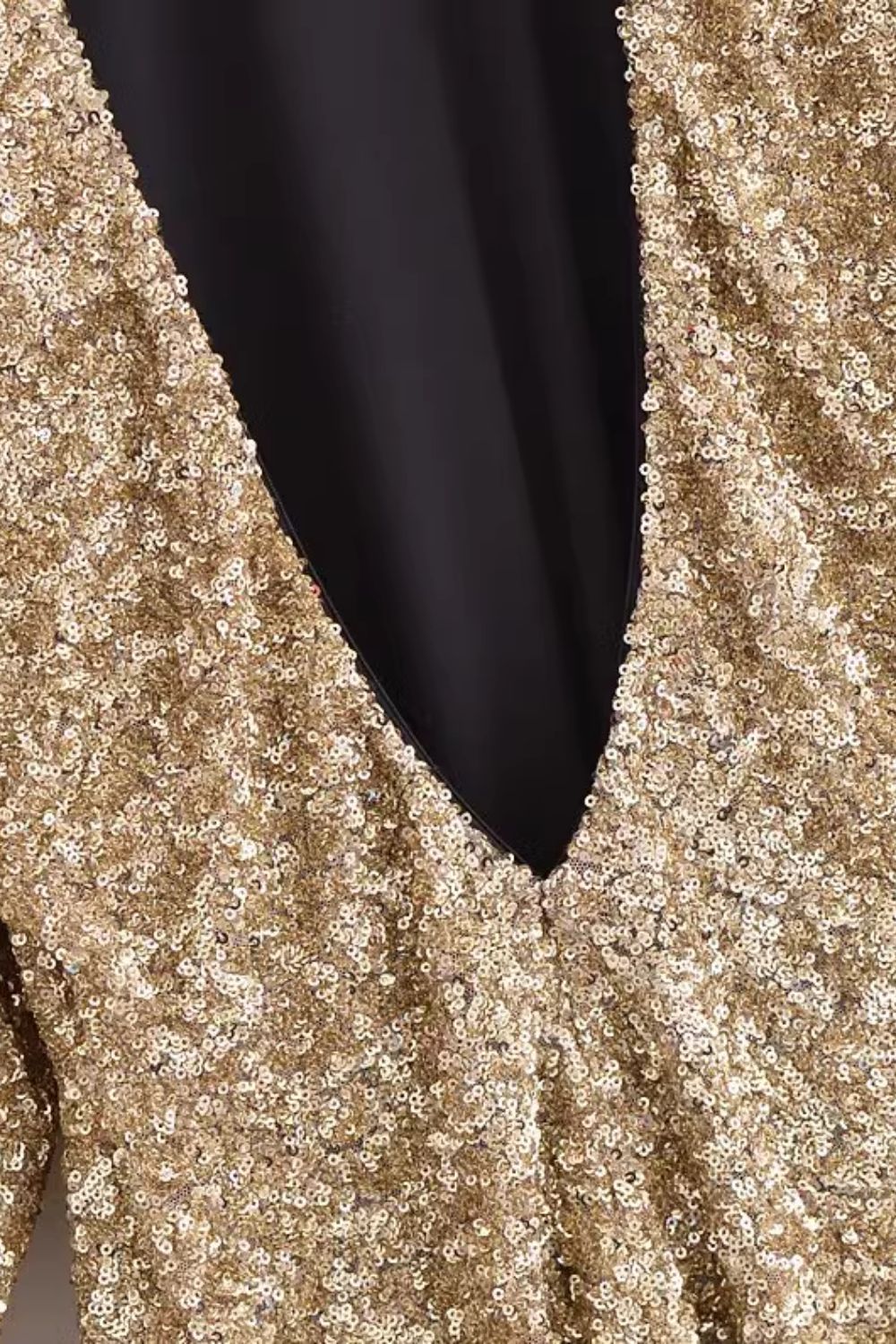 'Naomi ' Sequined Long - Sleeve Dress