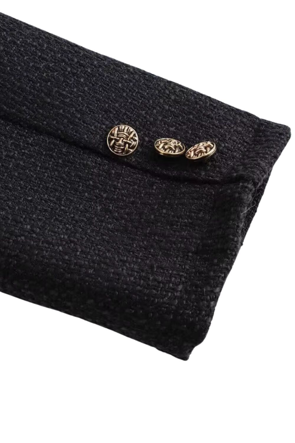 'Jenna ' Chic and Luxe Blended Short Jacket