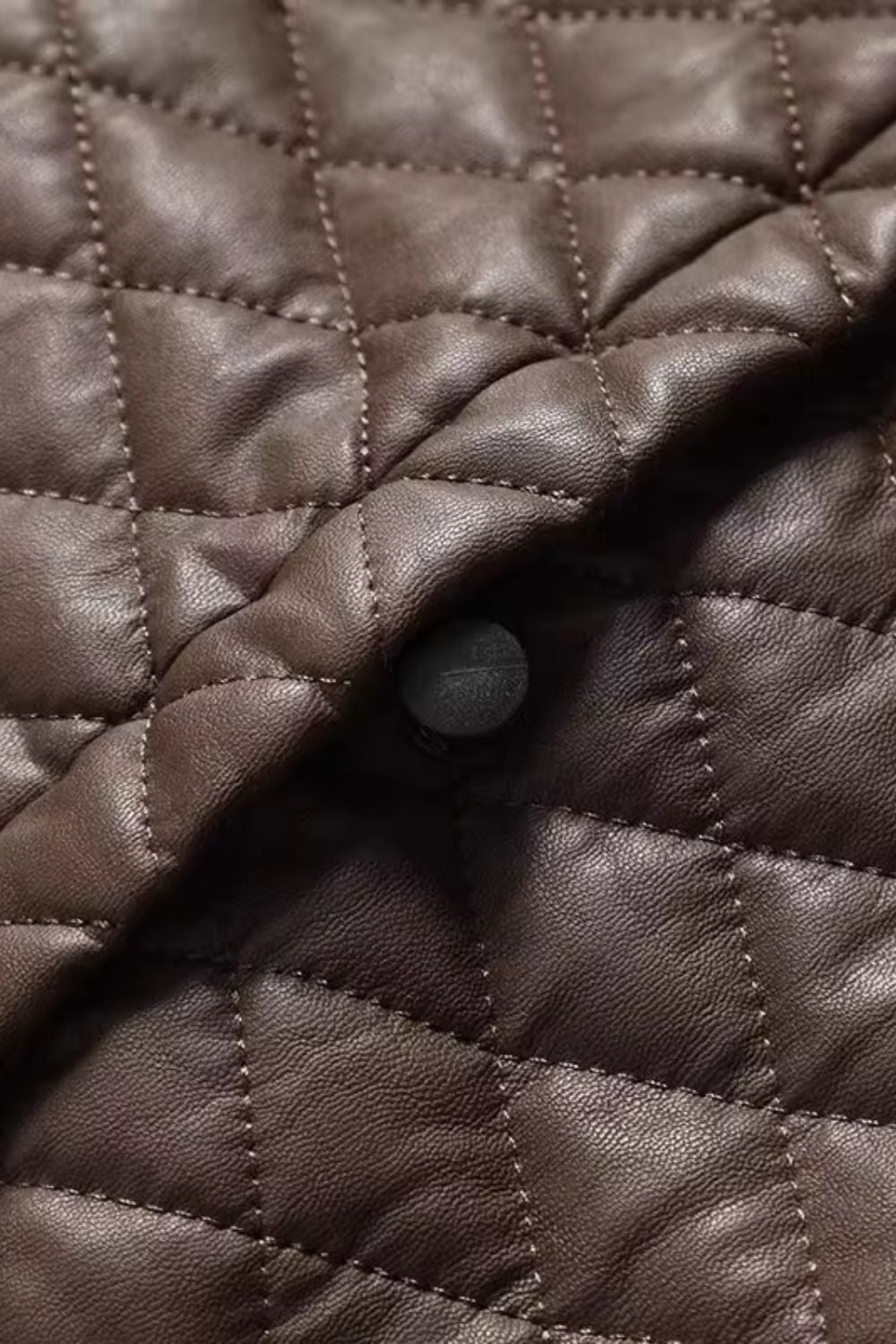 'Sofia' Hooded PU Leather Zip Jacke