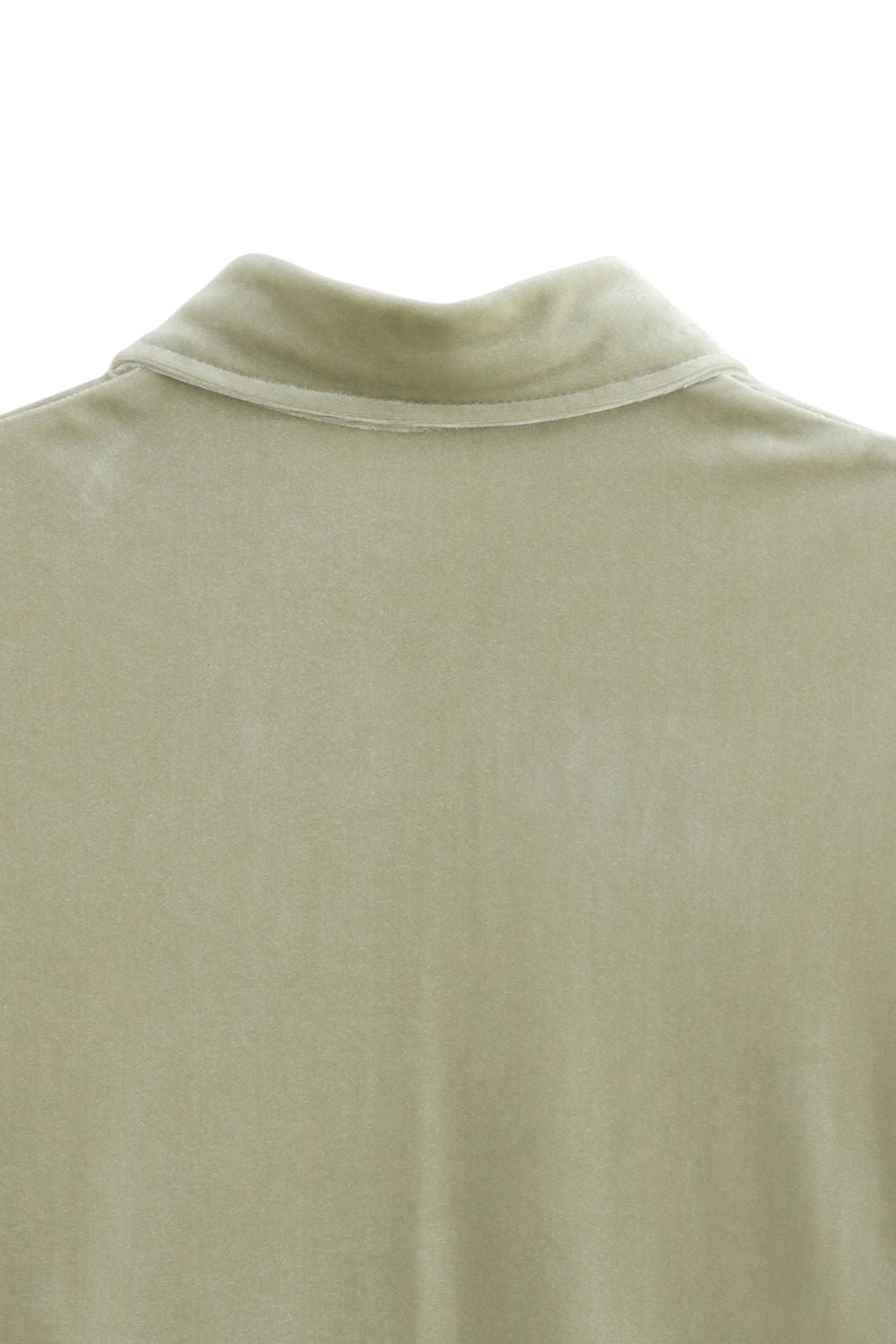 'Lily' Tailored Waist Pleated Three-color Velvet Shirt Dress