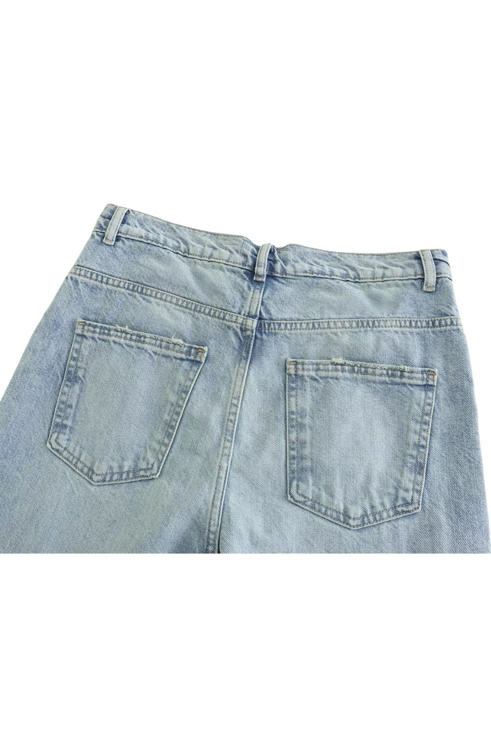 'Harper 'Relaxed Denim Jacket & Mid-Rise Pants Outfit (Sold Separately)