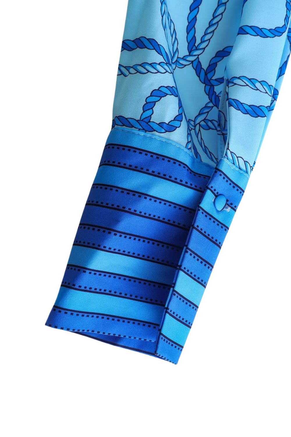 ‘Martha’ Single-Breasted Printed Shirt