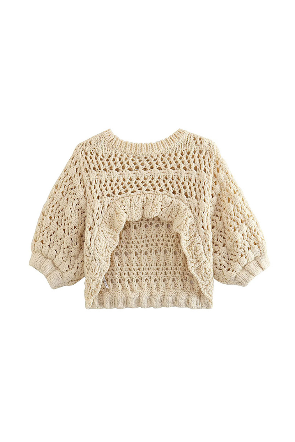 'Natalie' Backless Knit Top Sweater