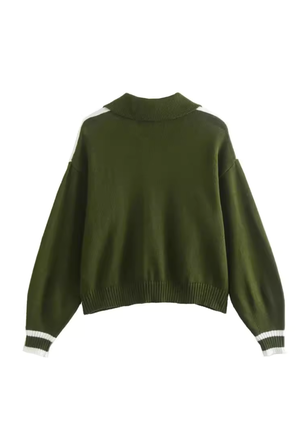 'Eloise' Collared V-Neck Pullover Sweater (2 Colors)