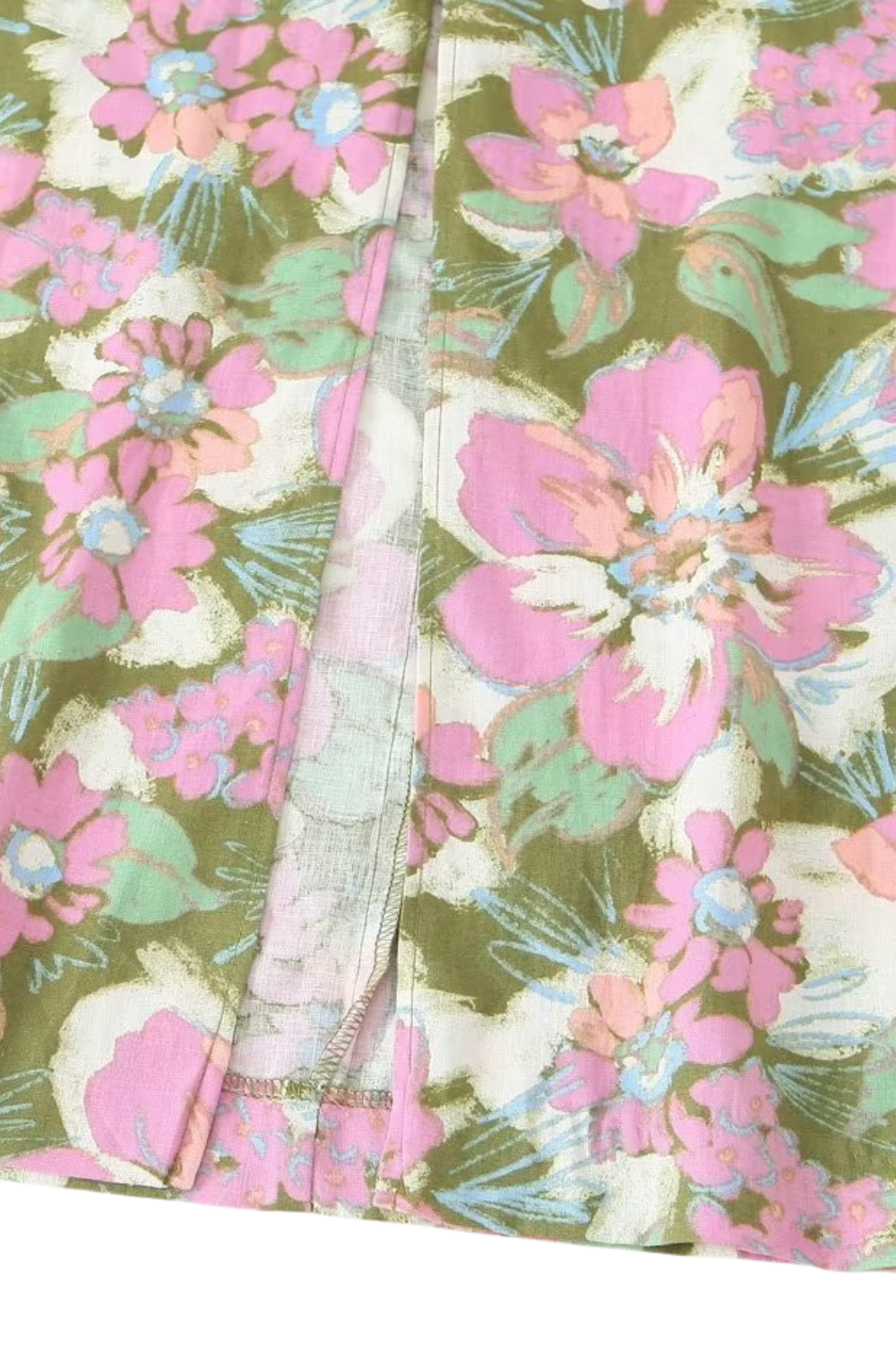 'Dorothy' V-Neck Sleeveless Floral Midi Dress