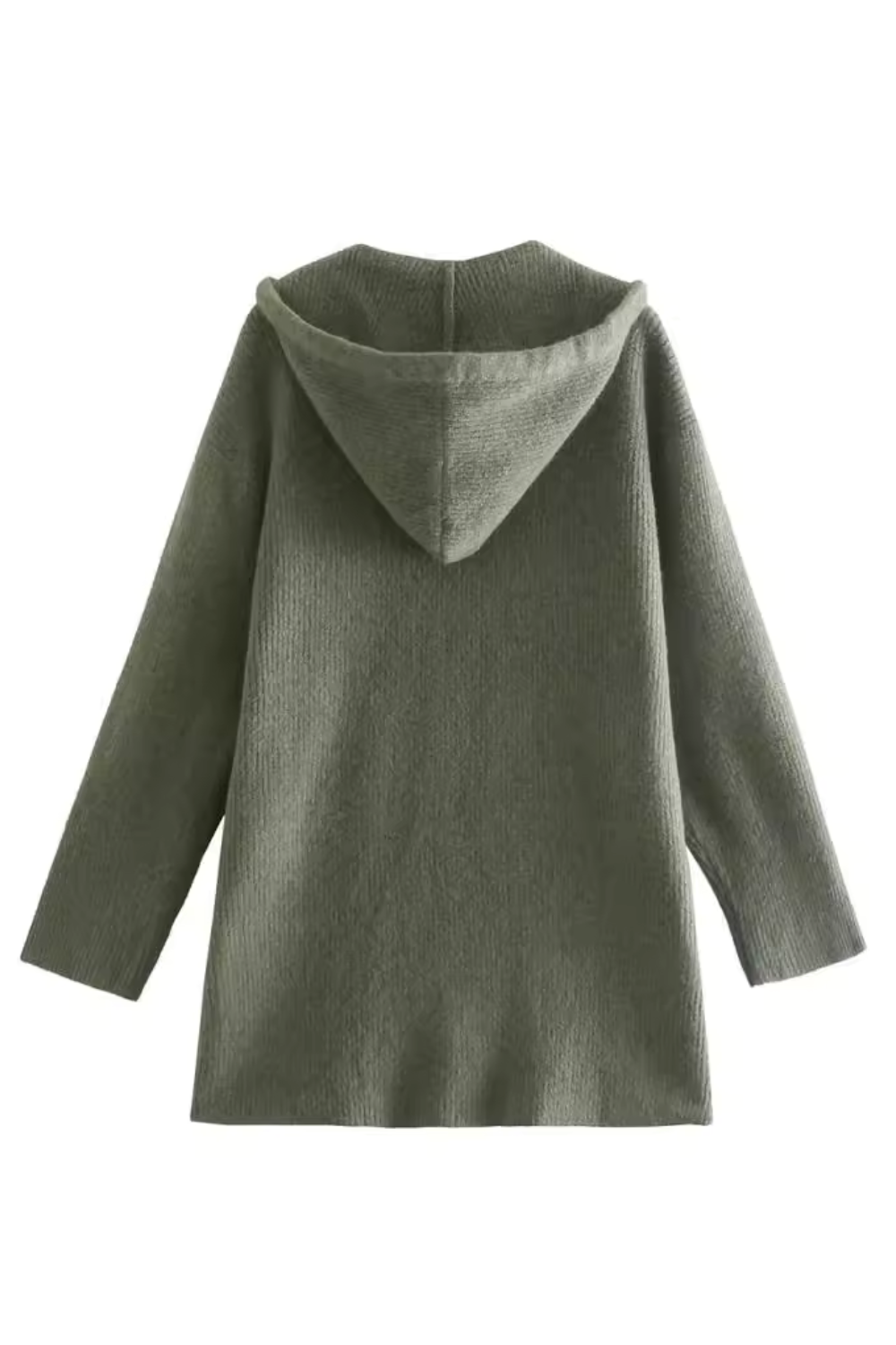 'Tori' V-Neck Hooded Sweater