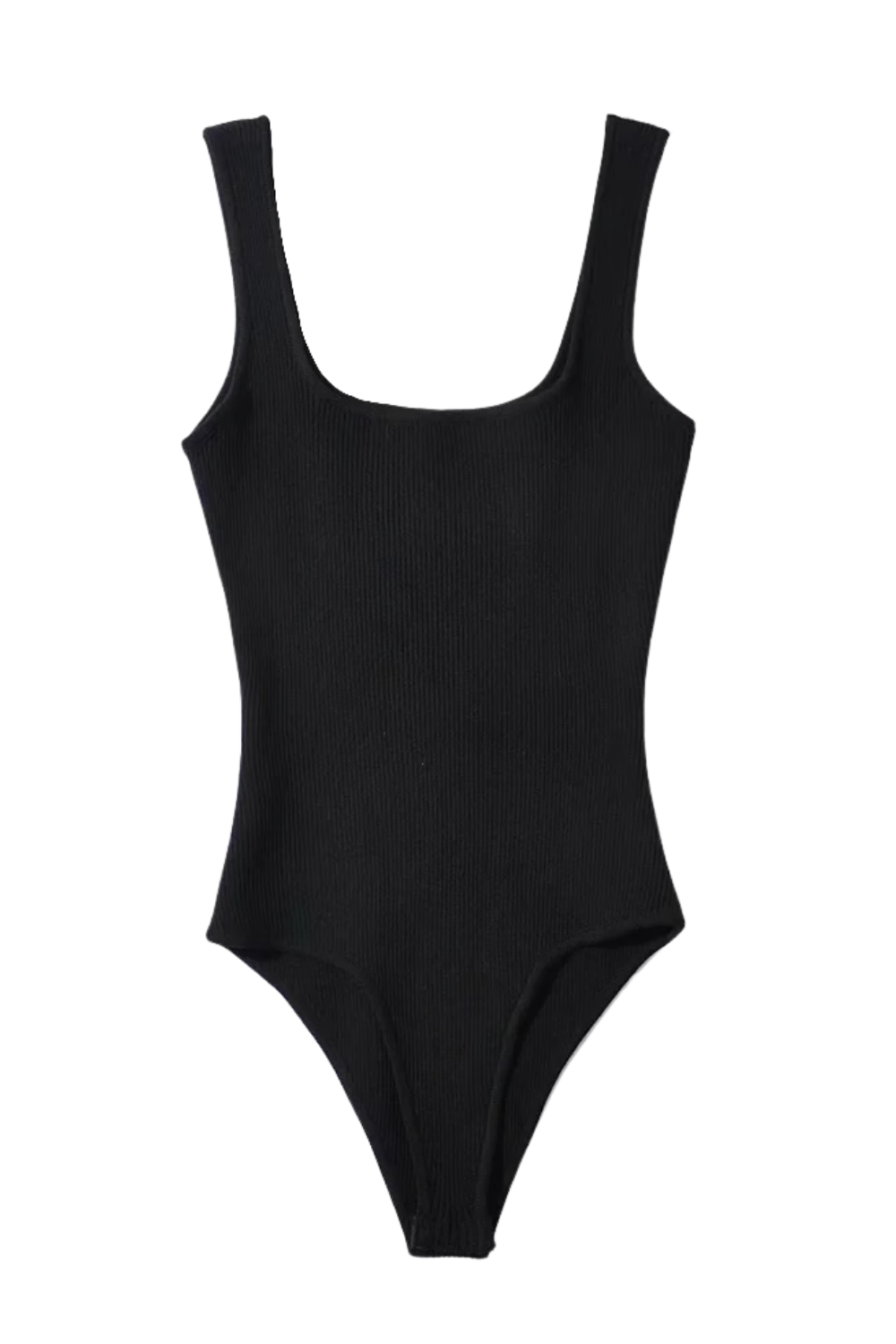 'Victoria' Sleeveless Ribbed Knit Bodysuit (4 Colors)