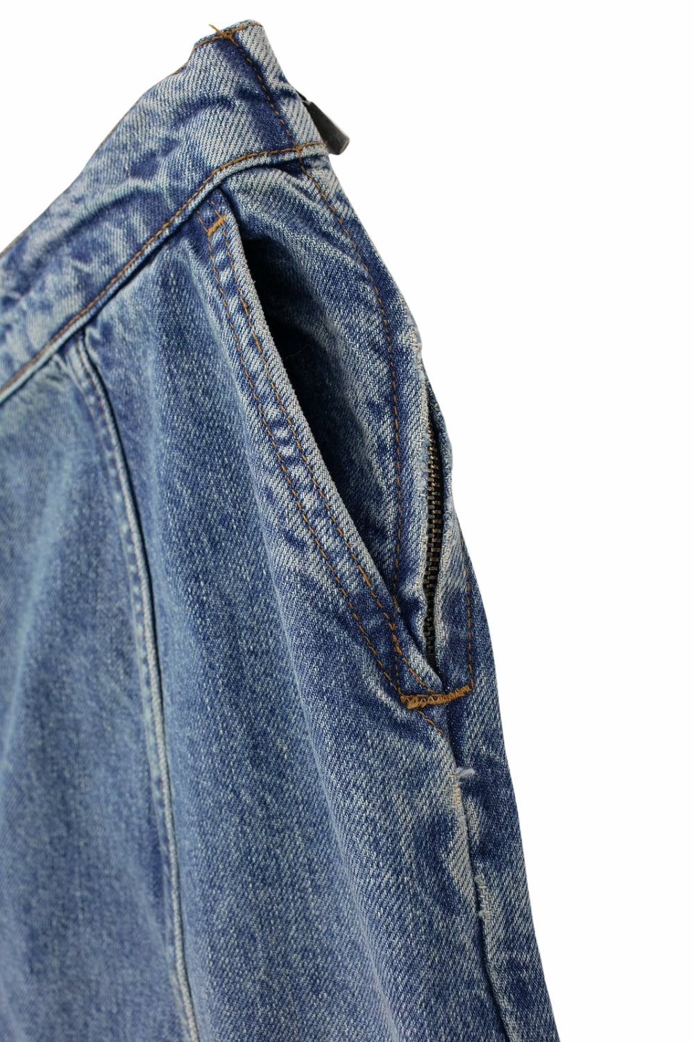 'Yuri' High Waist Denim Long Skirt