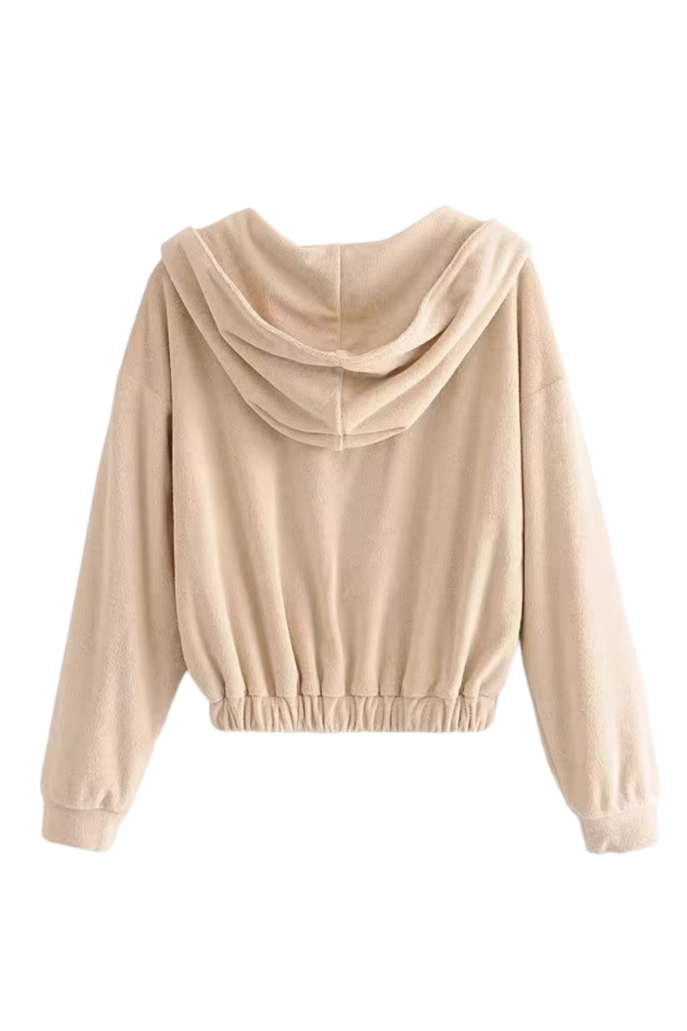 'Yuna' Half-Button Closure Hooded Sweater