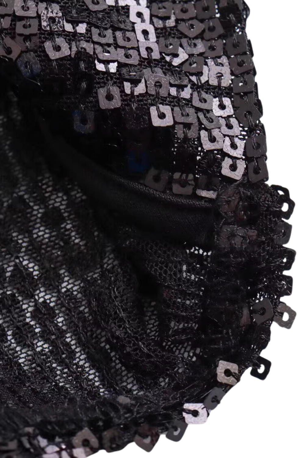 'Wanda' V-Neck Sequinned Top