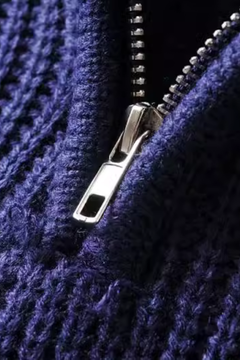 'Felicia' Long Sleeves Ribbed Knit Sweater