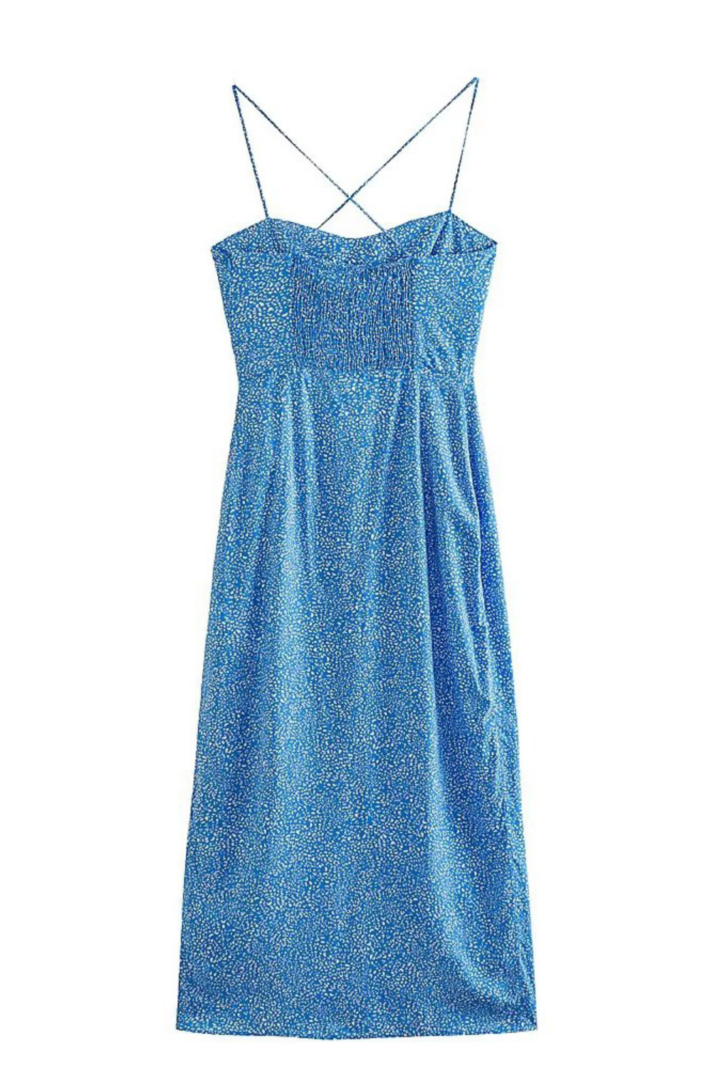 'Holly' Knotted Print Corset Dress