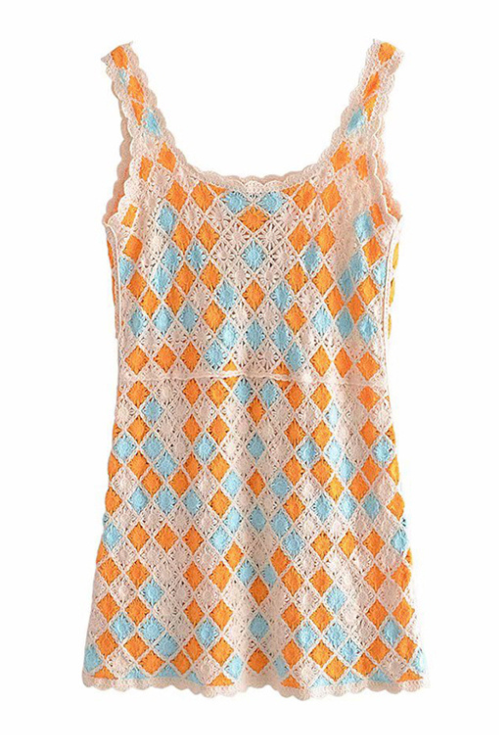 'Whitley' Crochet Sleeveless Dress