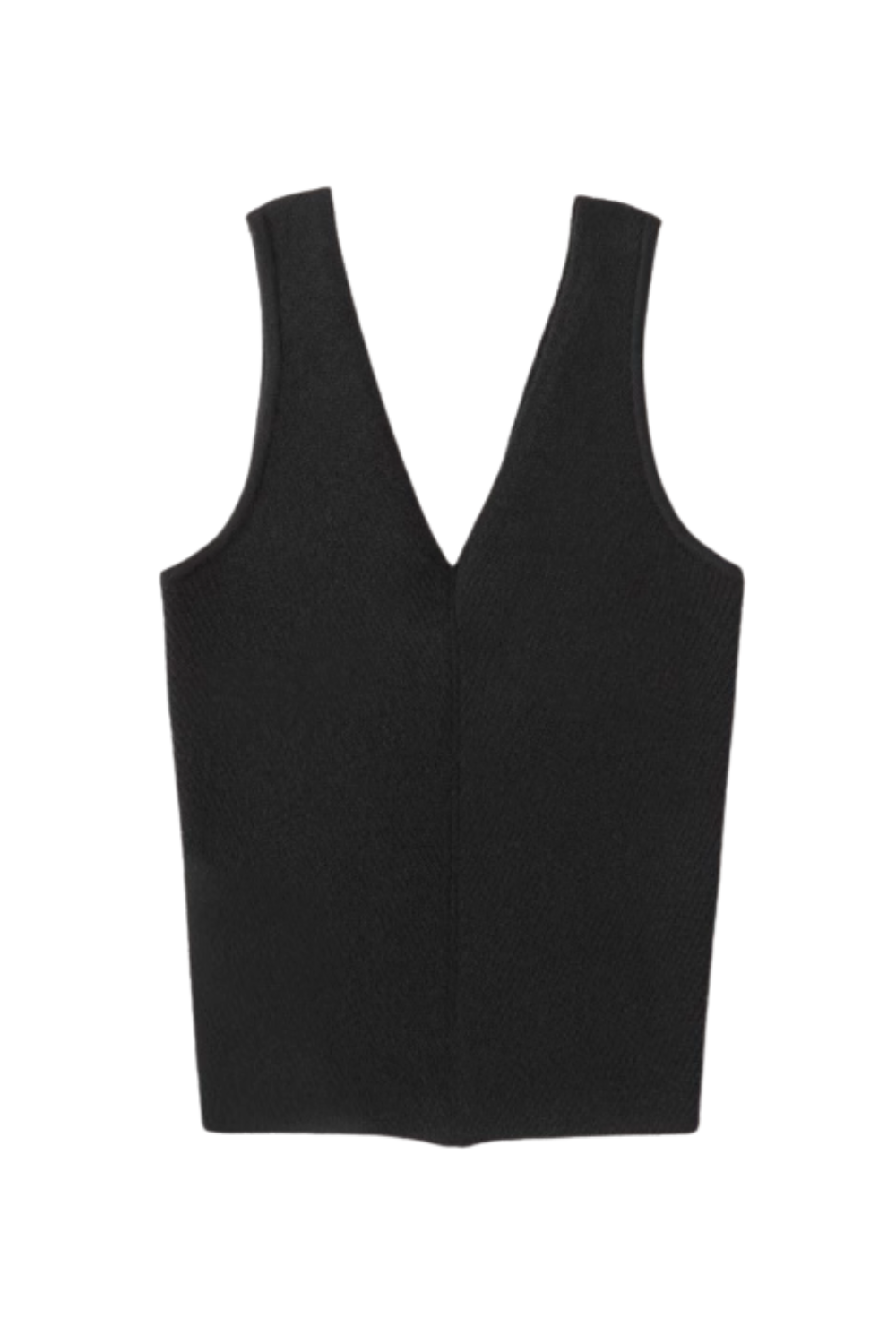 'Sloane' sleeveless V-Neck Knitted Top