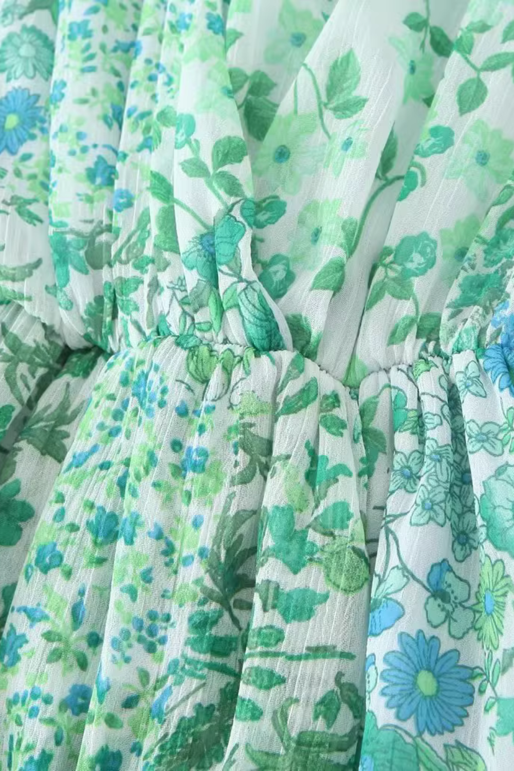 'Ivy' Floral V-Neck Long-Sleeved Cropped Jumpsuit