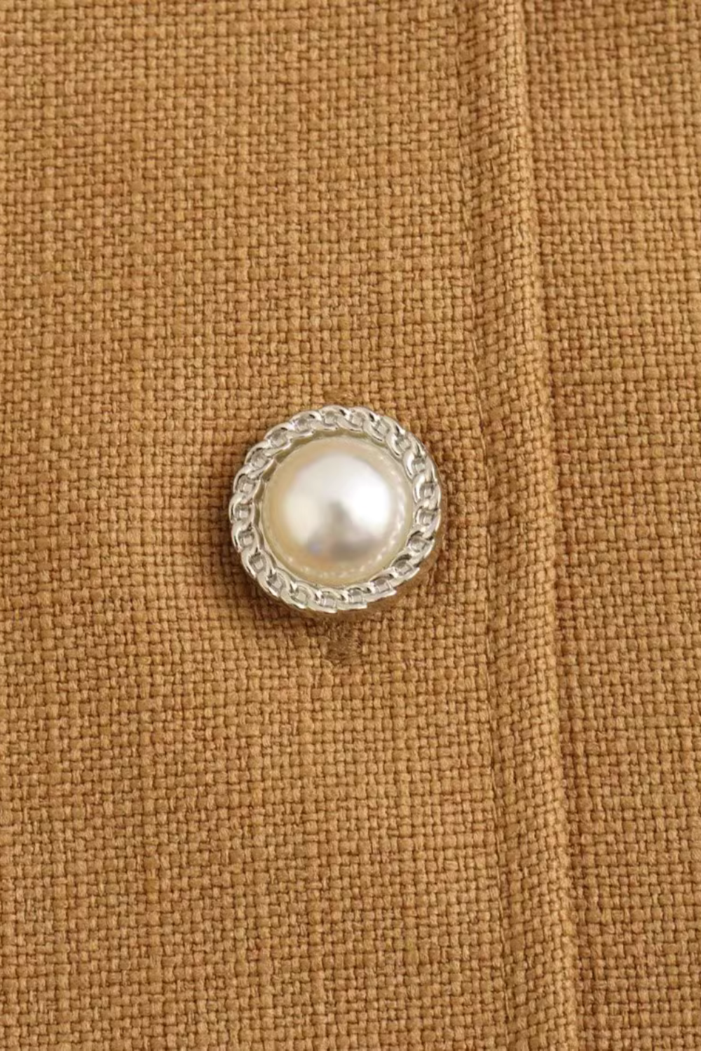 'Nancy' Long Sleeve Tweed Collared Dress