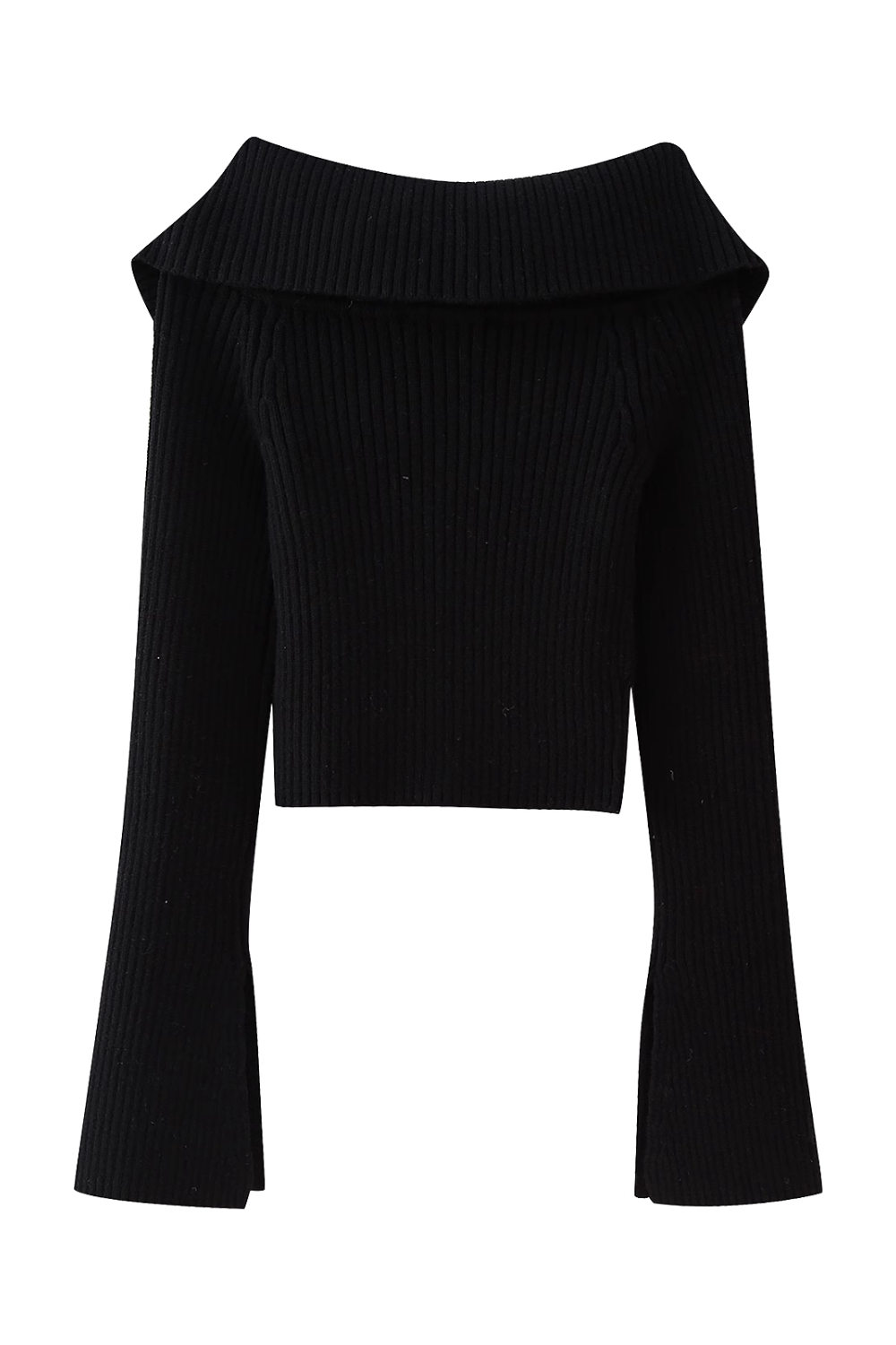 'Abigail' Ribbed-knit Full Zip Top